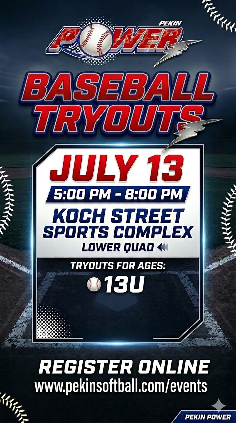 Baseball Tryouts Flyer